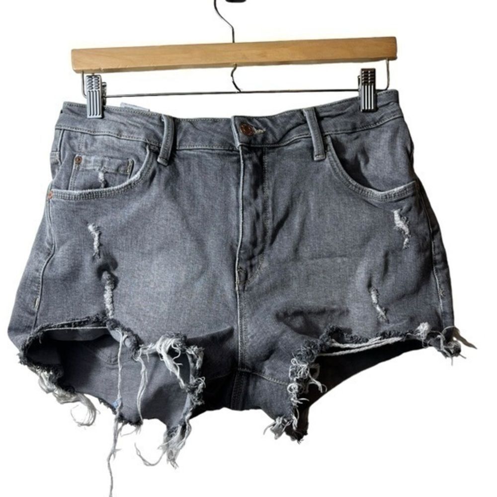 MAVI l grey jean shorts 30